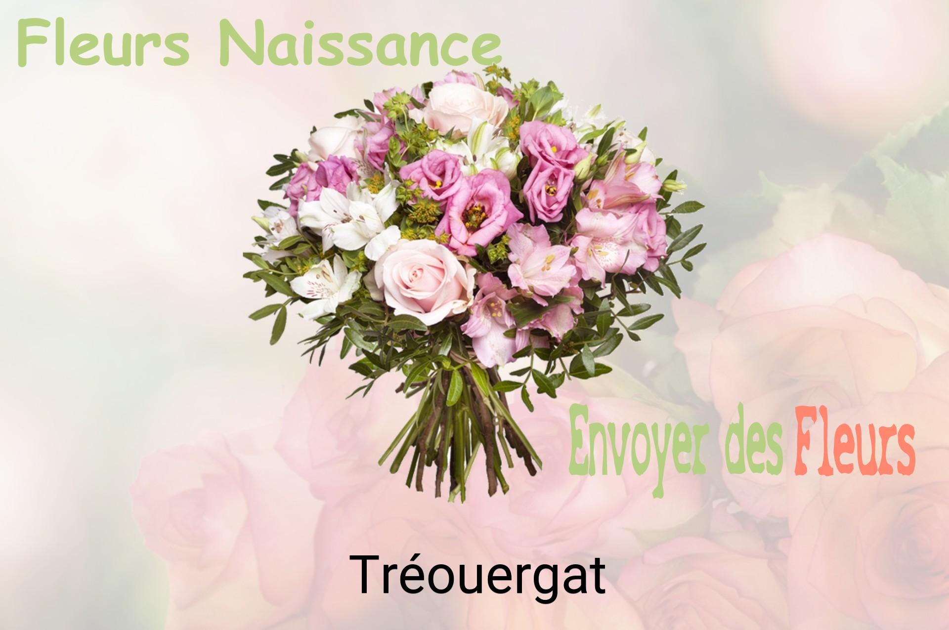 Bouquet de fleurs de naissance livré à Tréouergat